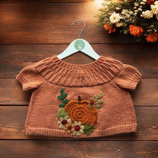 Autumn Themed Knit Cardigan